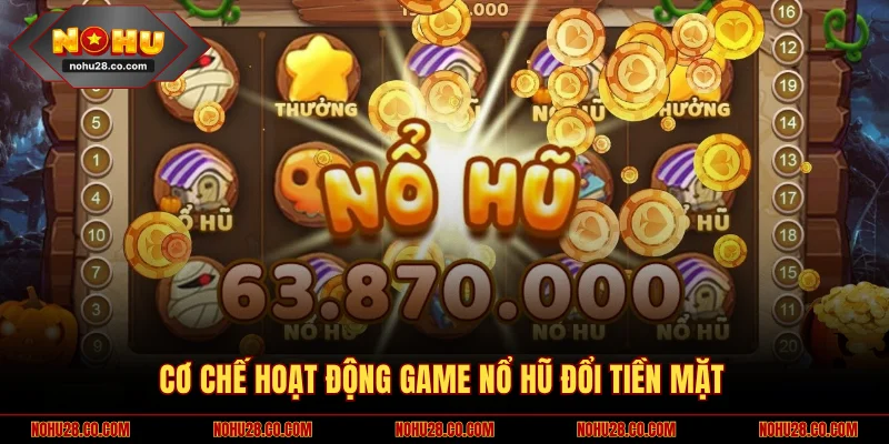 Cơ chế hoạt động game nổ hũ đổi tiền mặt